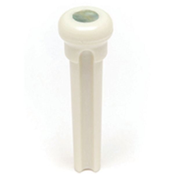 TUSQ BRIDGE PINS 4MM WHITE PAUA DOT 6 PCS