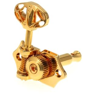 ACOUSTIC 3+3 SKELETON BUTTON GOLD