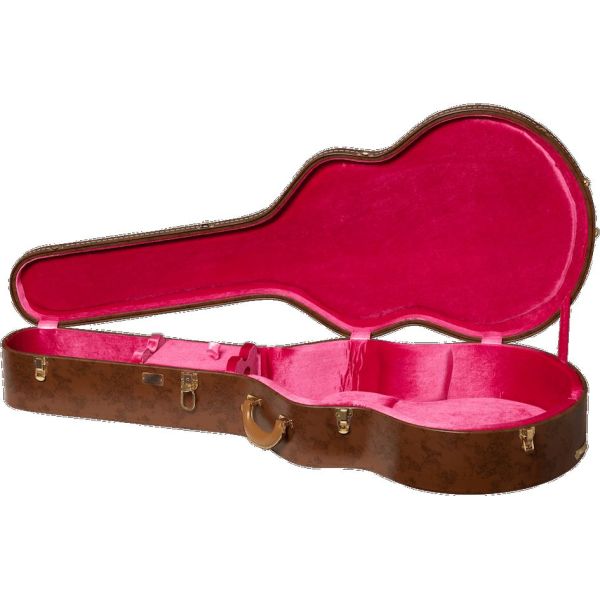 LIFTON HISTORIC BROWN-PINK HARDSHELL CASE J-185...