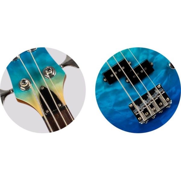 UKELELE BAJO ROCK MINI BASS TBL