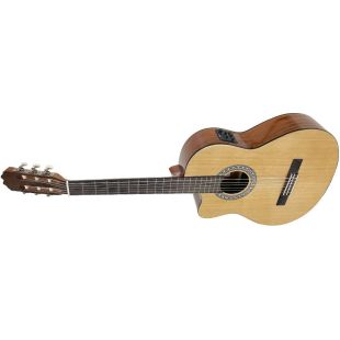 ALBA 4-4 ELECTRIFICADA CON CUTAWAY ZURDA INICIACION BRILLO