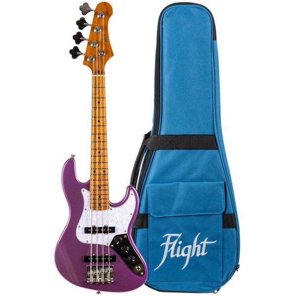UKELELE BAJO ROCK MINI BASS PURPLE