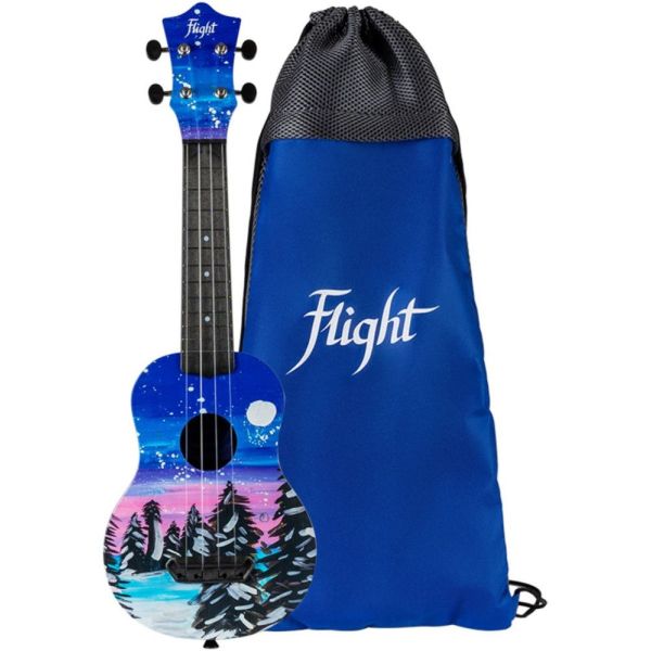 UKELELE SOPRANO UTS-42 ULTRA TRAVEL SNOW
