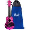 UKELELE SOPRANO UTS-40 ULTRA TRAVEL PINK RULES