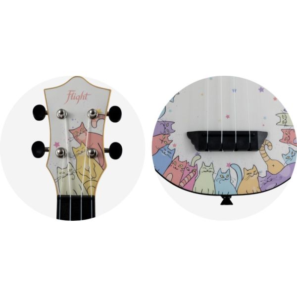 UKELELE SOPRANO TUS-40 TRAVEL KITTY