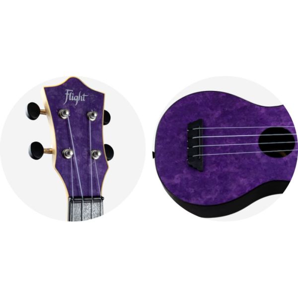 UKELELE SOPRANO TUS-65 TRAVEL AMETHYST