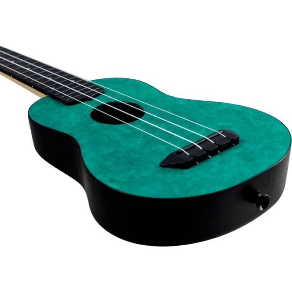 UKELELE SOPRANO TUS-65 TRAVEL EMERALD