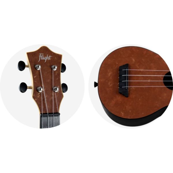 UKELELE SOPRANO TUS-65 TRAVEL COPPER