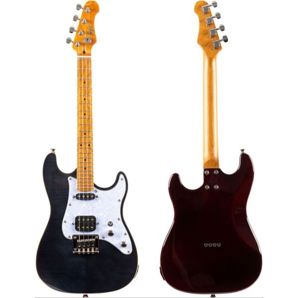 UKELELE TENOR ROCK PATHFINDER TRANSPARENT BLACK...