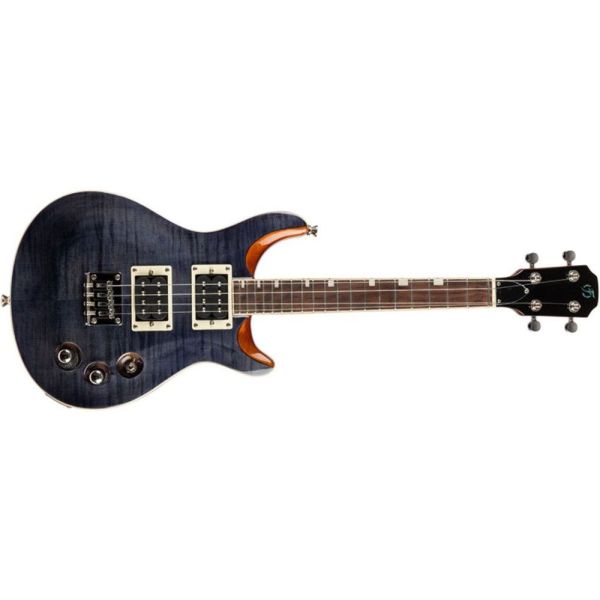 UKELELE TENOR VANGUARD ROCK TRANSPARENT BLACK