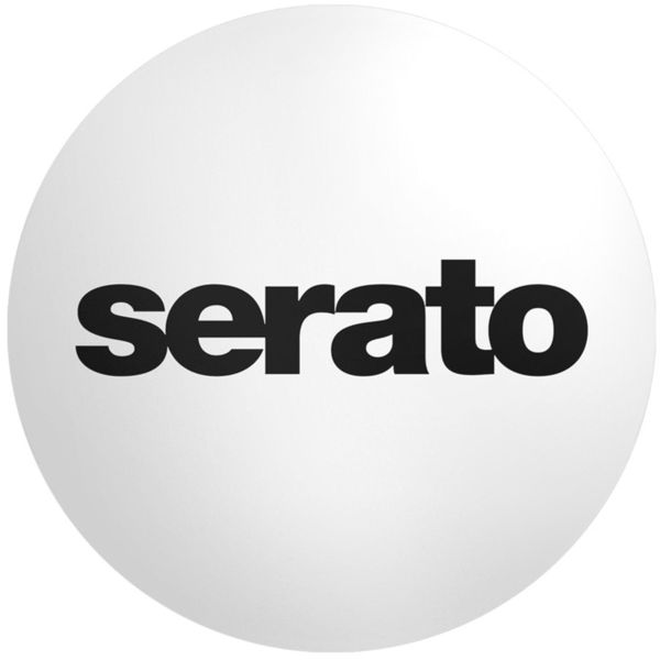 DJ LOGO SLIPMATS BLACK ON WHITE PAREJA