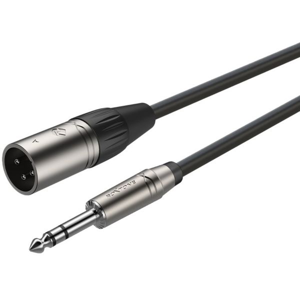 XLR M JACK 6.3MM M BAL 5M