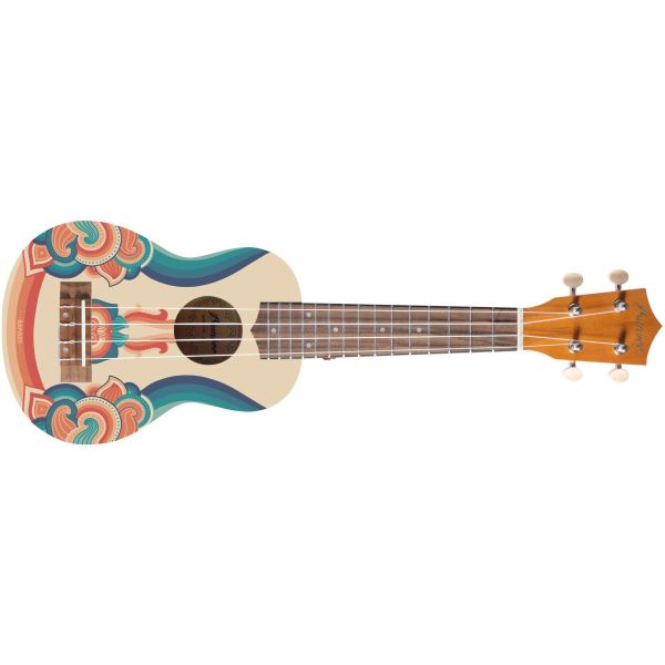 UKELELE SOPRANO B1E-RE RETRO