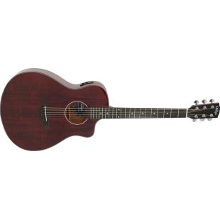 PACIFIC COAST EL AC GUITAR CLARET RED