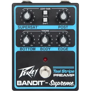 BANDIT-SUPREME TEAL STRIPE PREAMP PEDAL