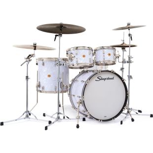 SLKTFPK22N04DL016 4-PIECE DRUM KIT RADIO KING WHITE...