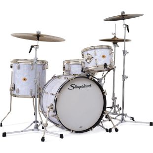 SLKTFPK20N04DK016 4-PIECE DRUM KIT RADIO KING WHITE...