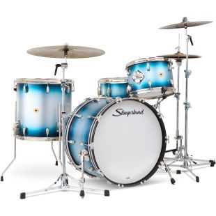 SLKTLSK22N04DN371 4-PIECE DRUM KIT RADIO KING BLUE AND...