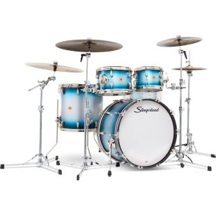 SLKTLSK22N04DL371 4-PIECE DRUM KIT RADIO KING BLUE AND...