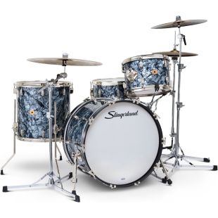 SLKTFPK22N04DN069 4-PIECE DRUM KIT RADIO KING BLACK...