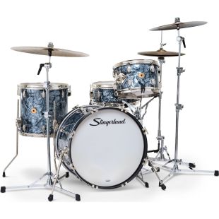 SLKTFPK20N04DK069 4-PIECE DRUM KIT RADIO KING BLACK...