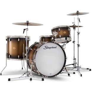 SLKTLSK22N04DN372 4-PIECE DRUM KIT RADIO KING BLACK AND...
