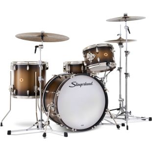SLKTLSK20N04DK372 4-PIECE DRUM KIT RADIO KING BLACK AND...