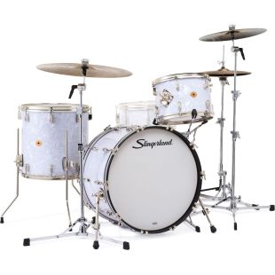SLKTFPK22N03AH016 3-PIECE DRUM KIT RADIO KING WHITE...