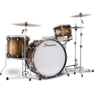 SLKTLSK24N03AI372 3-PIECE DRUM KIT RADIO KING BLACK AND...