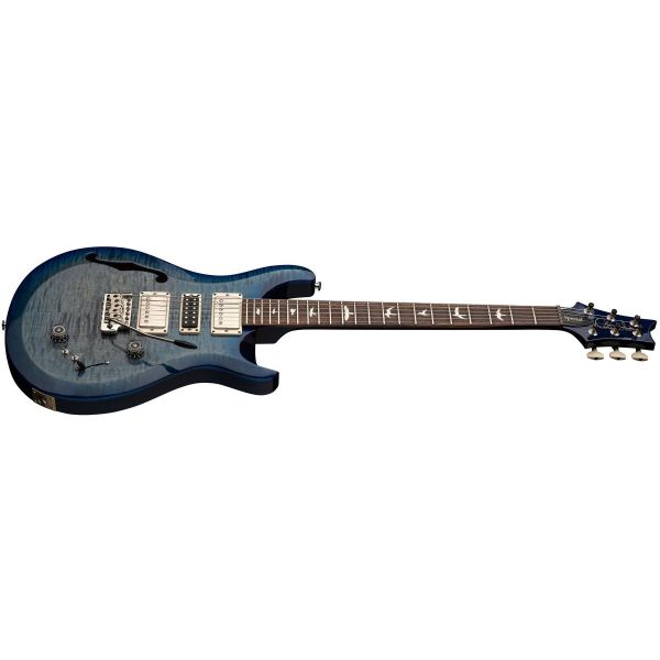 S2 SPECIAL SEMI HOLLOW FADED GRAY BLACK BLUE BURST