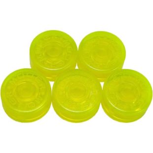 YELLOW GREEN FOOTSWITCH TOPPER5 PCS PER BAG