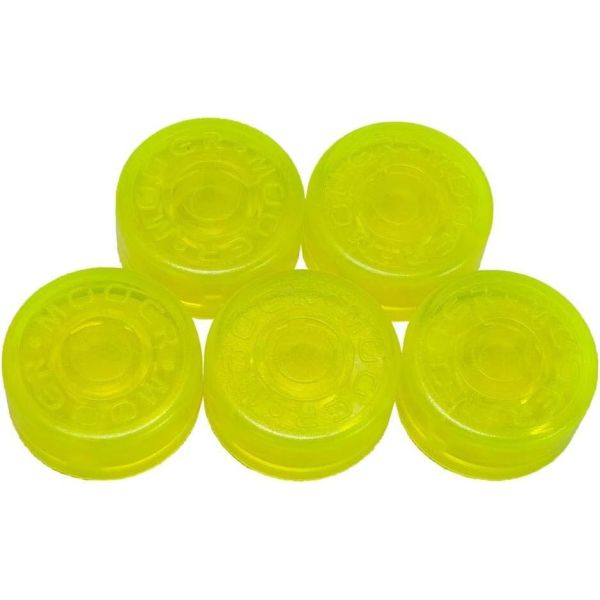 YELLOW GREEN FOOTSWITCH TOPPER5 PCS PER BAG