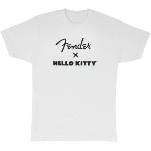 FENDER X HELLO KITTY LOGO TEE WHITE M