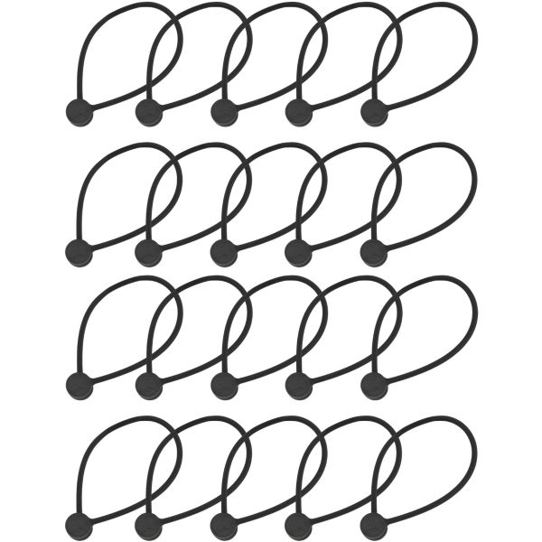 MAGNETIE CABLE TIES 15 TO 20 CM 20-PCS