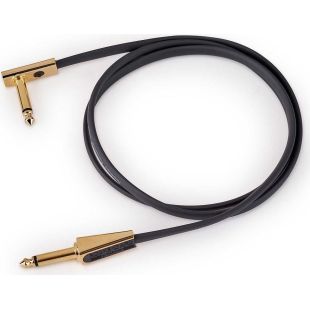 FLAT PATCH LOOPER-SWITCHER CONNECTOR CABLE GOLD 100 CM