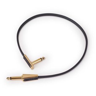 FLAT PATCH LOOPER-SWITCHER CONNECTOR CABLE GOLD 40 CM