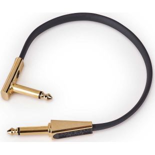 FLAT PATCH LOOPER-SWITCHER CONNECTOR CABLE GOLD 20 CM