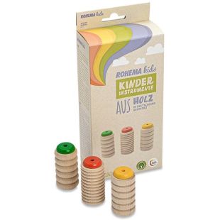 SCRAPY SHAKER SET 3 SHAKER: RED - GREEN - YELLOW