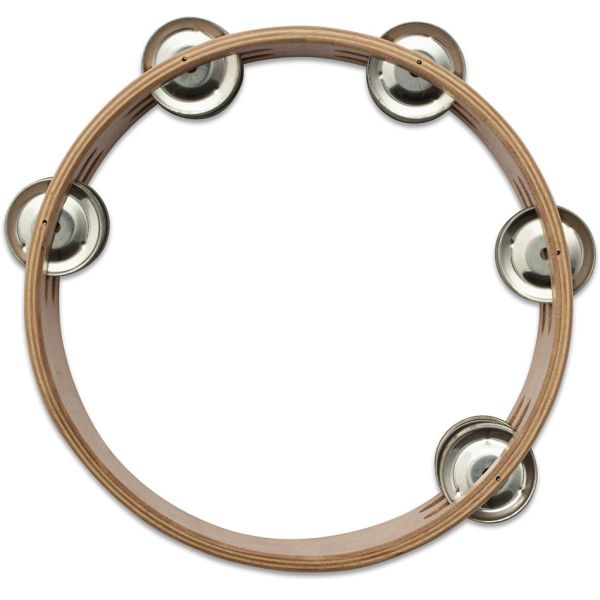 TAMBOURINE 20CM WITH 20 JINGLES BEECH MADE IN...