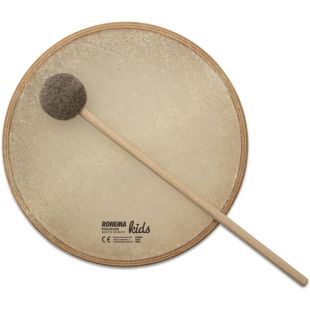 HAND DRUM 20CM WITH GERMAN GOATSKIN BEECH MADE IN GERMANY...