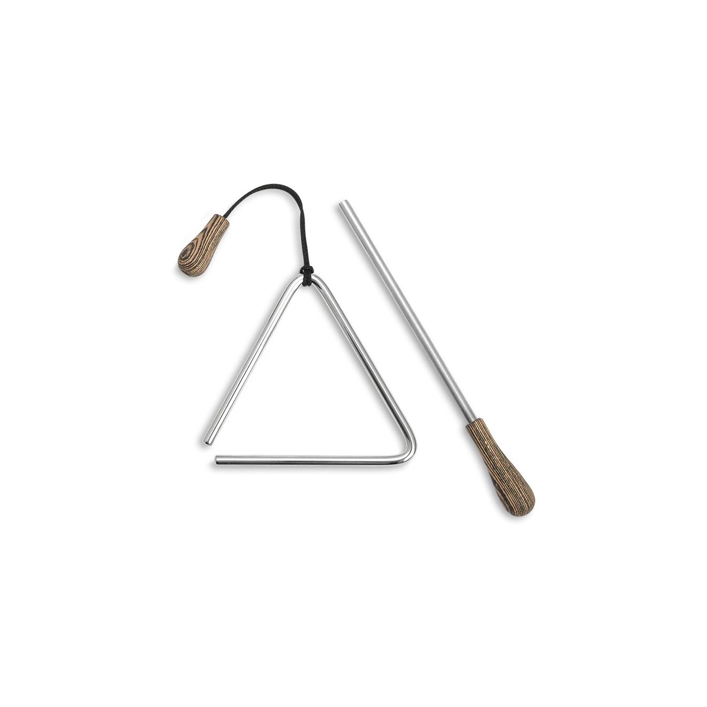 TRIANGEL SET 8MM 15CM TONESTEEL NICKEL INCL....