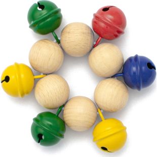 WRIST BELLS COLOR 6 BELLS HIGH PITCH