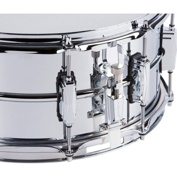 LB402B 6.5X14 CHROME OVER BRASS SMOOTH SHELL...
