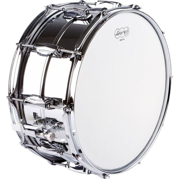 LB402B 6.5X14 CHROME OVER BRASS SMOOTH SHELL...