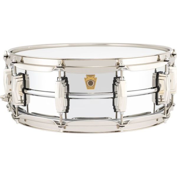LB400BN 5X14 CHROME OVER BRASS SUPER LUDWIG W-...