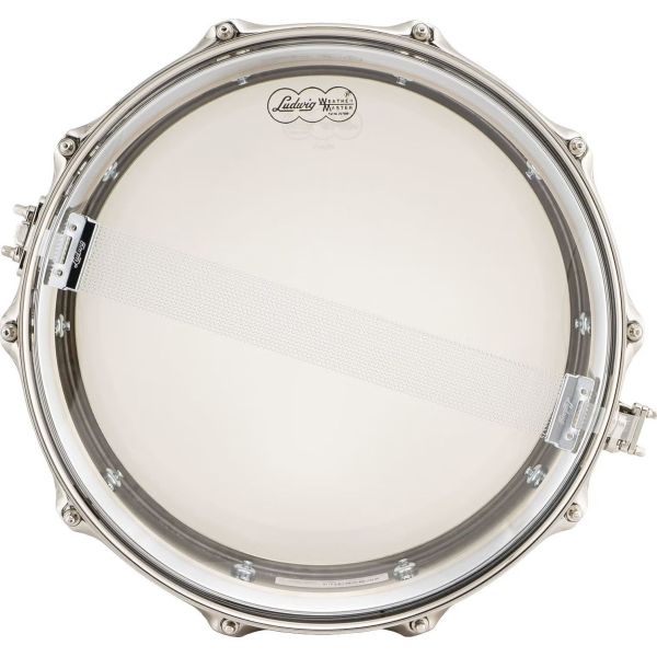 LB400BN 5X14 CHROME OVER BRASS SUPER LUDWIG W-...
