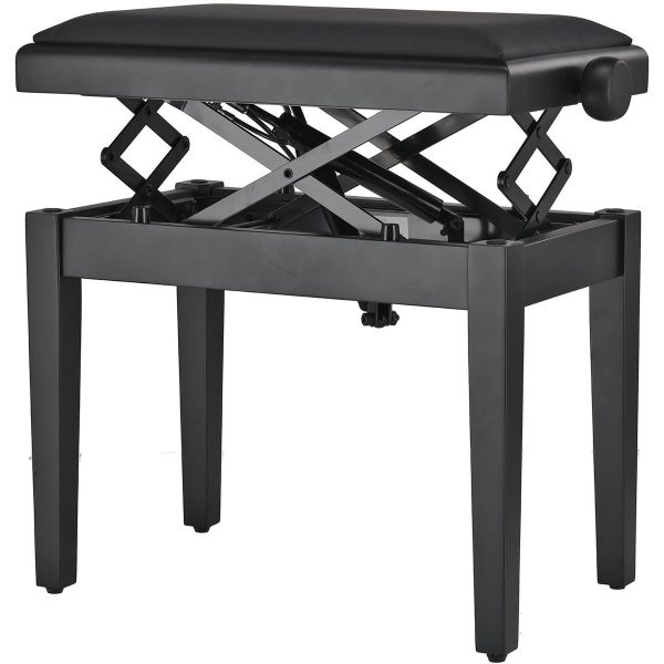 ASIENTO NEGRO BANQUETA DE PIANO DELUXE AUTOLIFT...